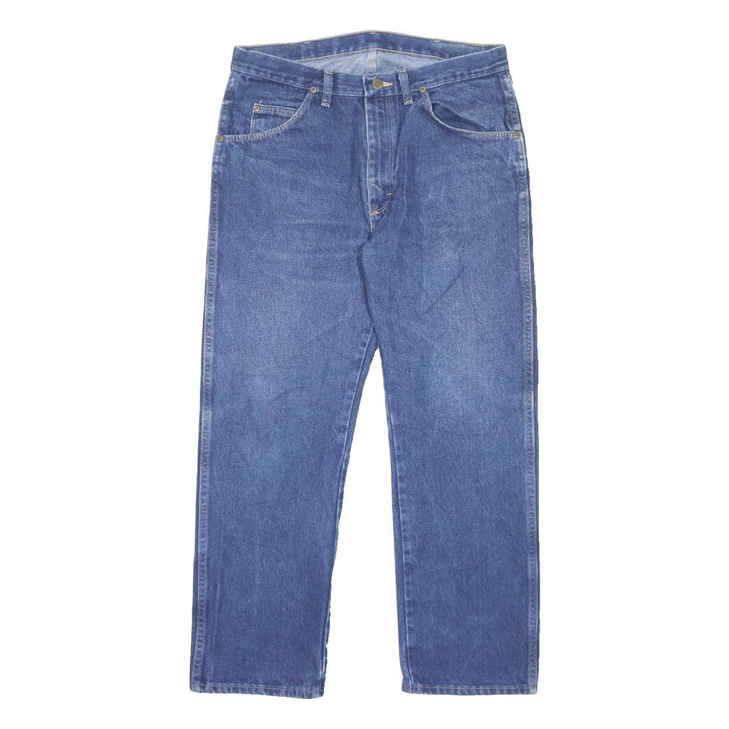 WRANGLER Mens Jeans Blue Regular Straight Denim Medium W34 L29 Classic Style