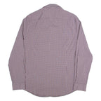 GUESS Jefferson Super Slim Fit Mens Shirt Red Check Long Sleeve XL