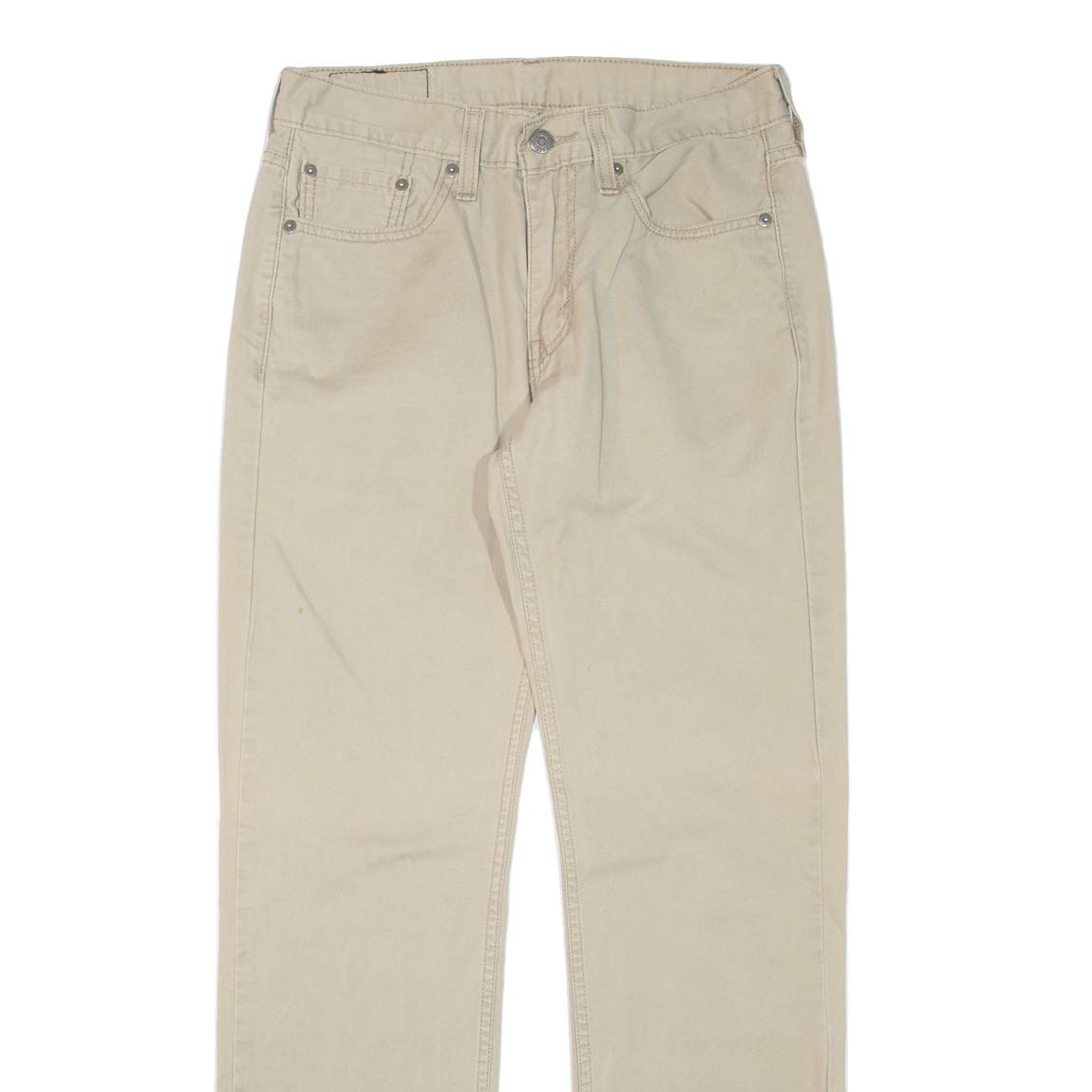 LEVI'S 514 Mens Trousers Beige Regular Straight W29 L32