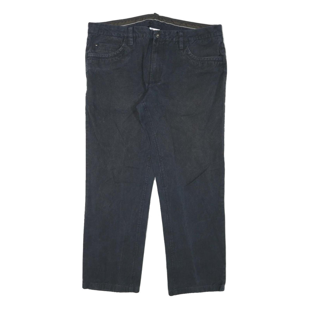 ELLESSE Mens Regular Fit Blue Cotton Blend Jeans W38 L28 Zip Classic Casual