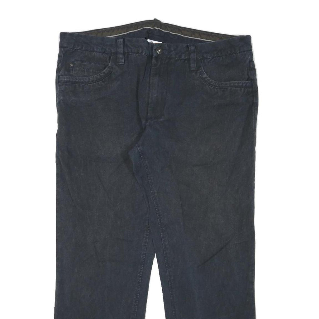 ELLESSE Mens Regular Fit Blue Cotton Blend Jeans W38 L28 Zip Classic Casual