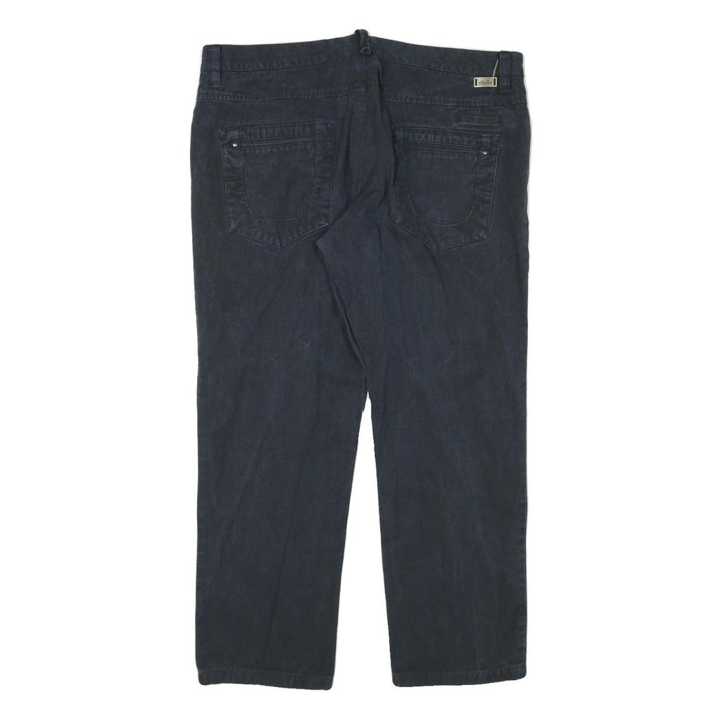 ELLESSE Mens Regular Fit Blue Cotton Blend Jeans W38 L28 Zip Classic Casual