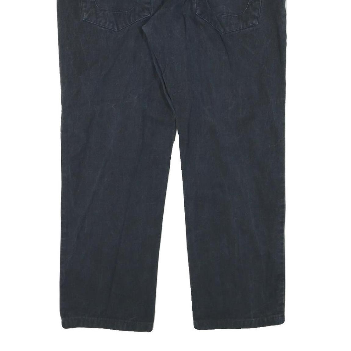 ELLESSE Mens Regular Fit Blue Cotton Blend Jeans W38 L28 Zip Classic Casual