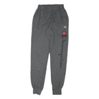 CHAMPION Mens Joggers Grey S W26 L32 Cotton Blend Regular Fit Tapered Leg