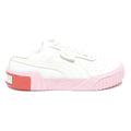 PUMA Cali Sport Womens Low Top Trainers White & Pink Leather UK 3.5 Casual