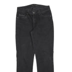LEVI'S Womens Black Regular Straight Denim Dark Zip W28 L30 Stylish Comfort
