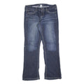 MAURICES Womens Regular Fit Blue Denim Jeans W32 L32 Comfort Cotton Blend Zip