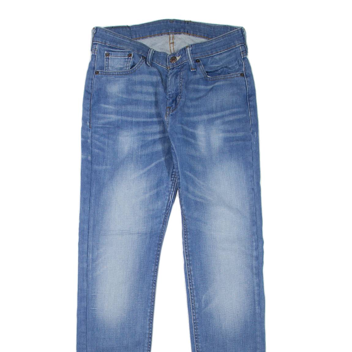 LEVI'S 511 Jeans Mens Blue Slim Straight Stone Wash W30 L32