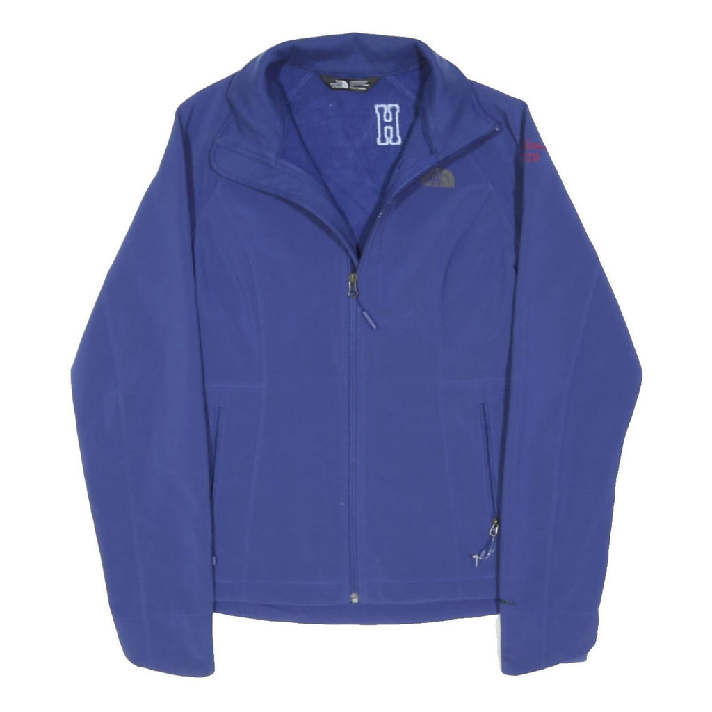 THE NORTH FACE Womens Blue Polyester Blend Zip Jacket S Outdoor Activewear