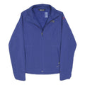 THE NORTH FACE Womens Blue Polyester Blend Zip Jacket S Outdoor Activewear