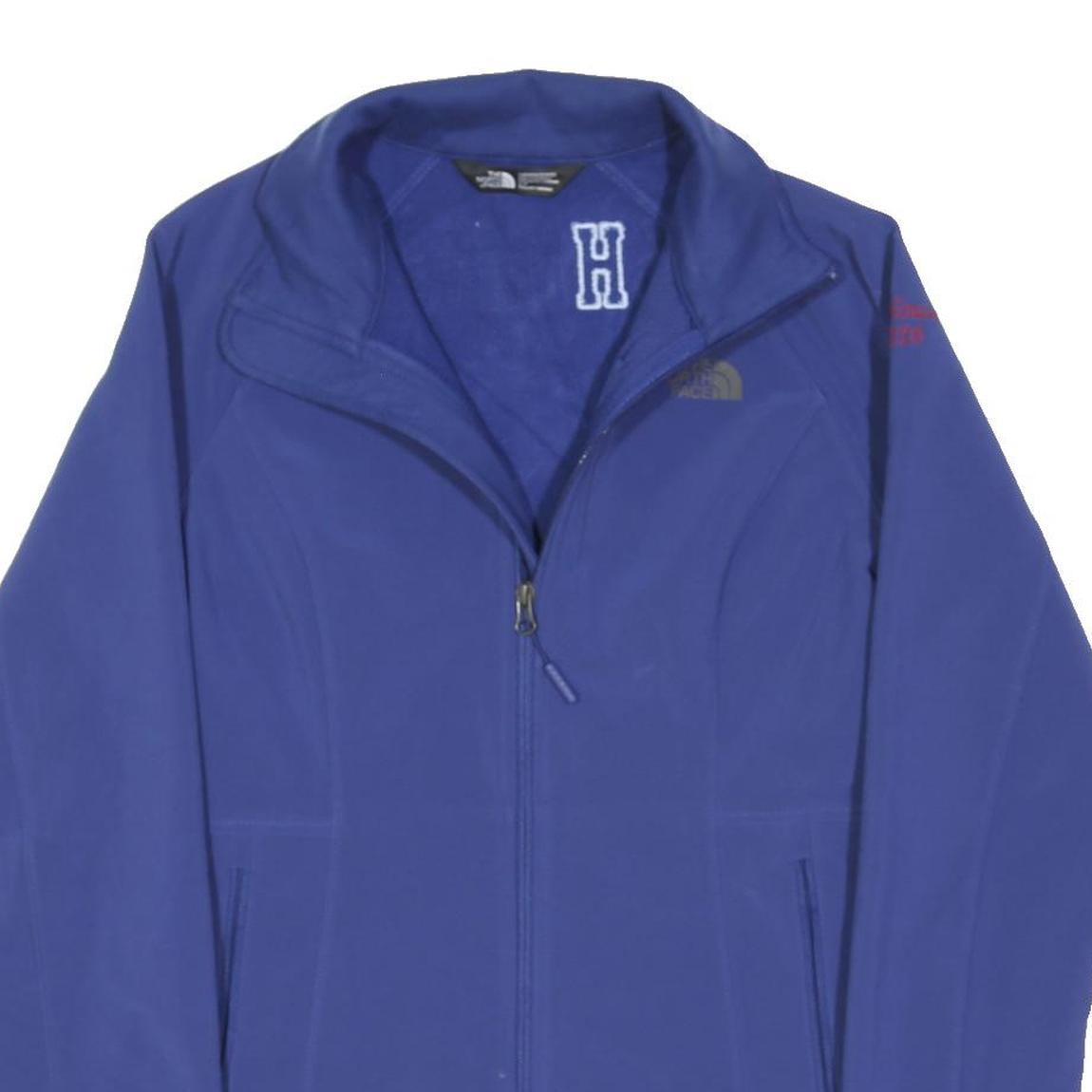 THE NORTH FACE Womens Blue Polyester Blend Zip Jacket S Outdoor Activewear