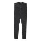 LEVI'S Womens Jeans Black Slim Skinny Denim Medium W26 L28 Stretch Zip