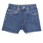 LEVI'S 517 Cut Off Womens Denim Shorts Blue S W26