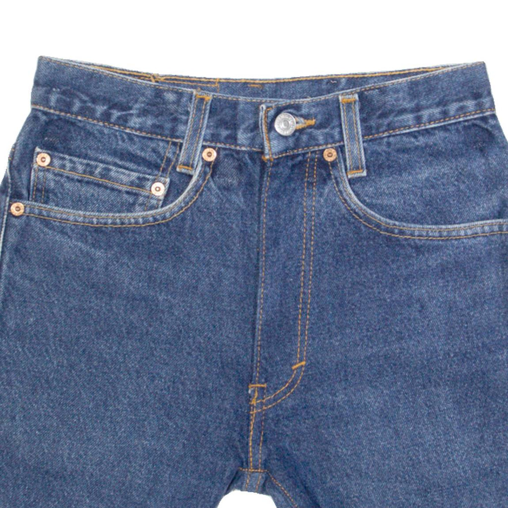 LEVI'S 517 Cut Off Womens Denim Shorts Blue S W26
