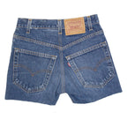 LEVI'S 517 Cut Off Womens Denim Shorts Blue S W26