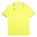 KAPPA Mens Yellow Short Sleeve Plain L Cotton Blend Polo Shirt