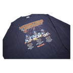 LEE Mens Navy Blue Monsters Of The Midway Crew Neck XL Graphic Sweatshirt
