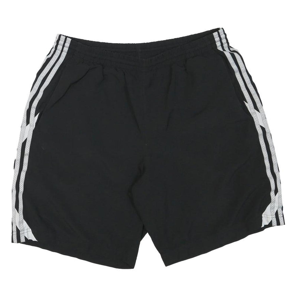 ADIDAS Mens Black Casual Sports Shorts M W31 Polyester Blend Comfort Fit
