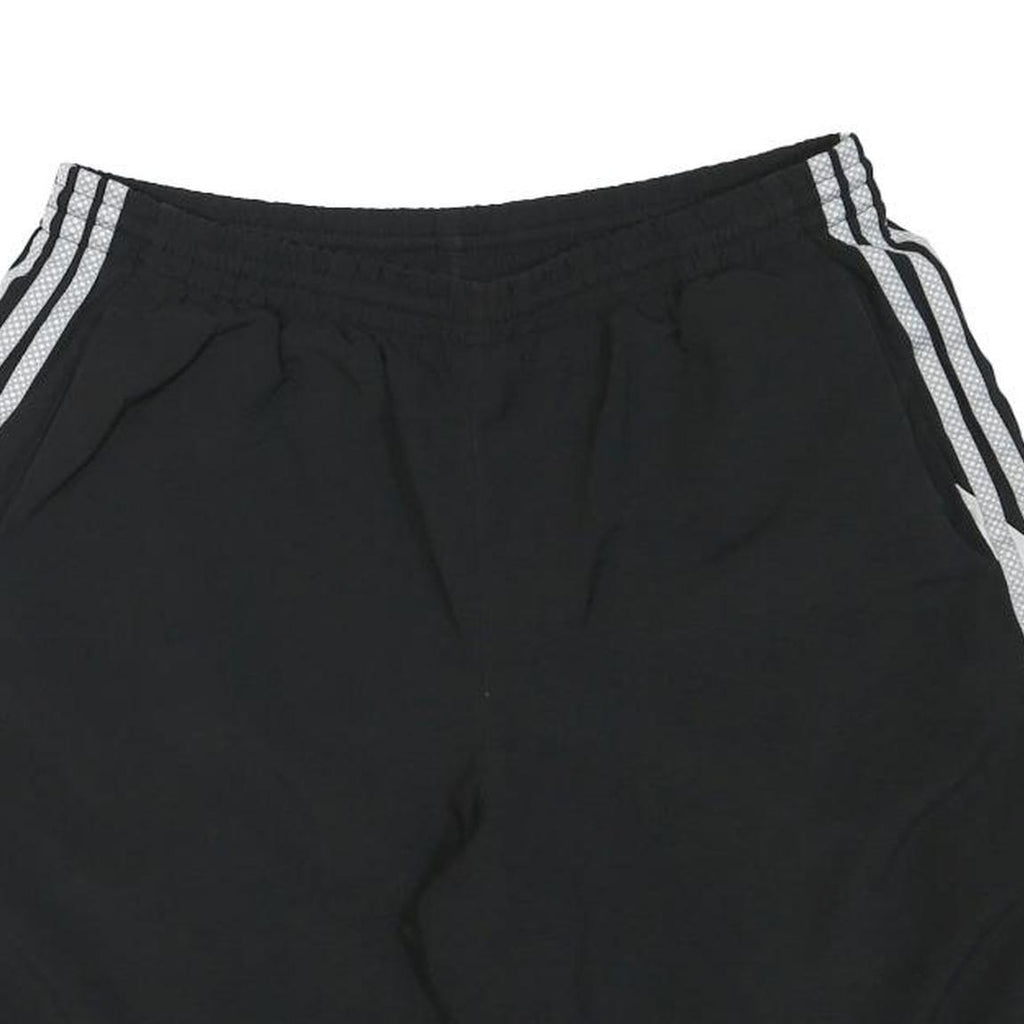 ADIDAS Mens Black Casual Sports Shorts M W31 Polyester Blend Comfort Fit