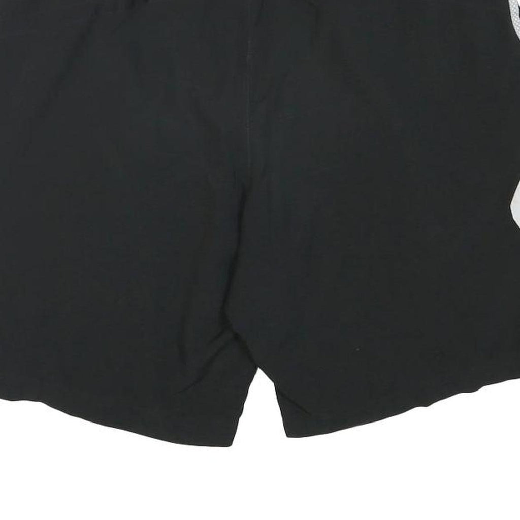 ADIDAS Mens Black Casual Sports Shorts M W31 Polyester Blend Comfort Fit