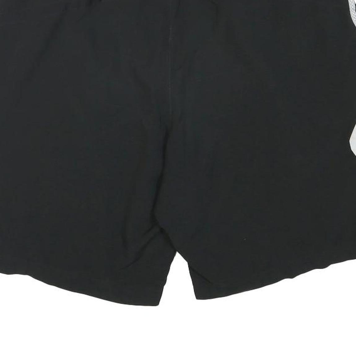 ADIDAS Mens Black Casual Sports Shorts M W31 Polyester Blend Comfort Fit