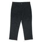 DICKIES Mens Cotton Blend Black Regular Fit Straight Leg Trousers W40 L31