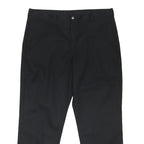 DICKIES Mens Cotton Blend Black Regular Fit Straight Leg Trousers W40 L31