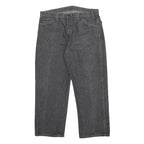 DICKIES Mens Jeans Black Relaxed Straight Denim Medium W38 L30 Workwear